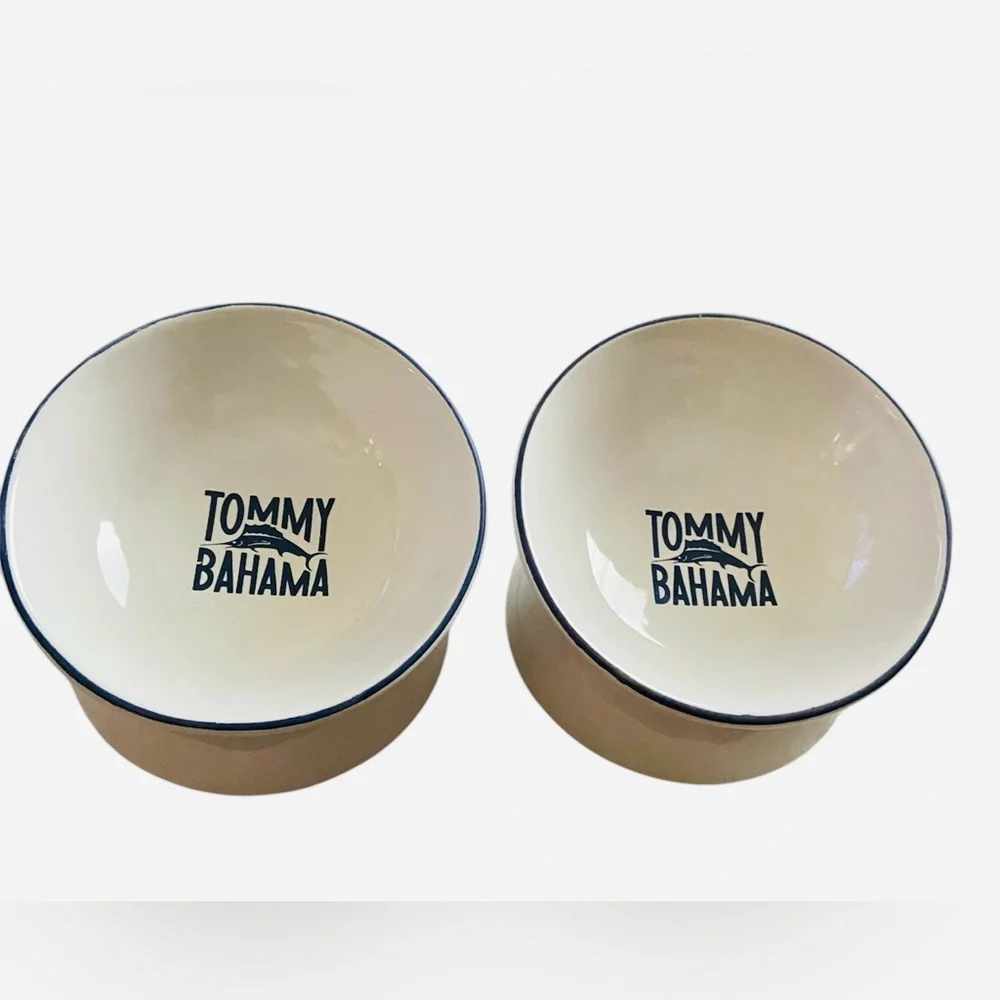 TOMMY BAHAMA Pet Bowls (Cat or Dog)